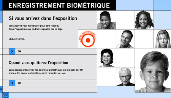 Enregistrement biométrie
